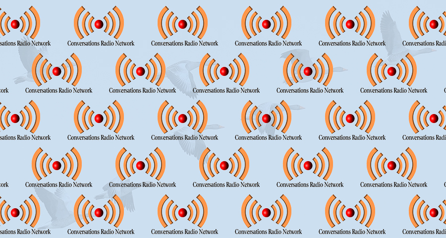 conversation radio network logo background