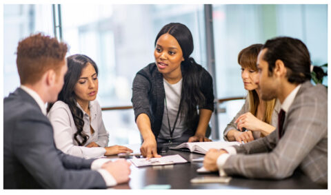 diverse group of business people